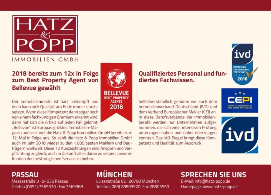 Hatz & Popp Immobilien GmbH Einfamilienhaus Pocking