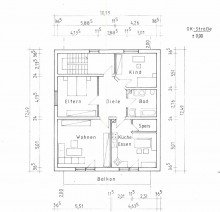 Grundriss Obergeschoss Gepflegtes Zweifamilienhaus in l�ndlicher Lage n�he Tiefenbach!