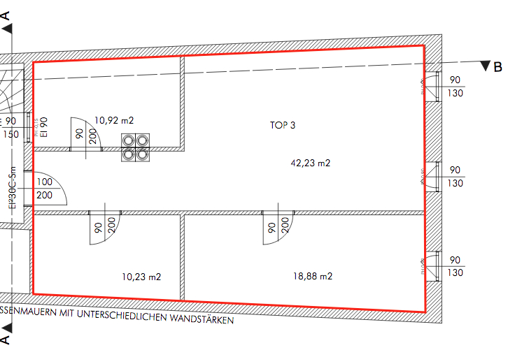1.OG Wohn- / Gesch�ftshaus Sch�rding
