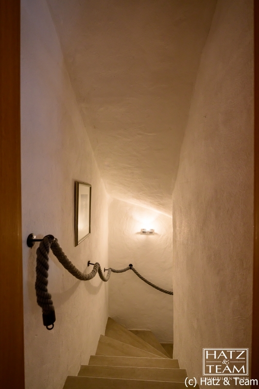 Treppe zum UG Einfamilienhaus Thyrnau