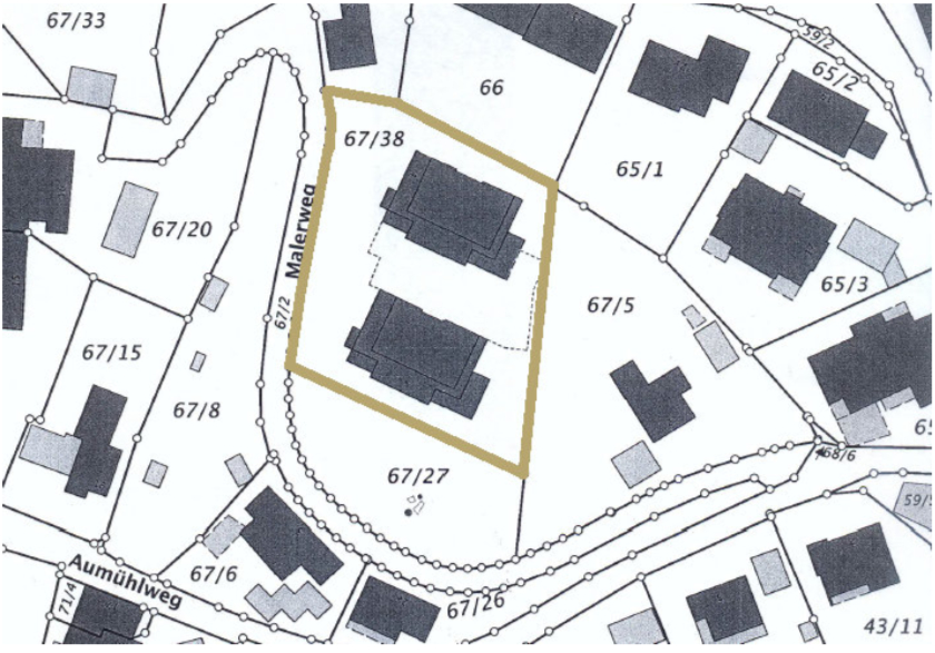 Lageplan Penthousewohnung Passau
