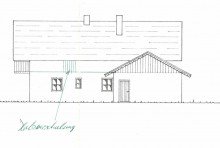 Ansicht Osten Gepflegtes Zweifamilienhaus in l�ndlicher Lage n�he Tiefenbach!