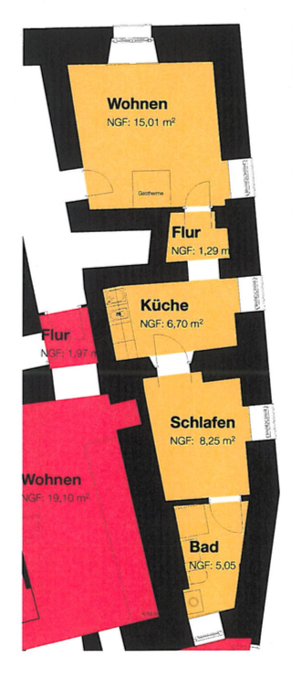 Grundriss Erdgeschosswohnung Passau