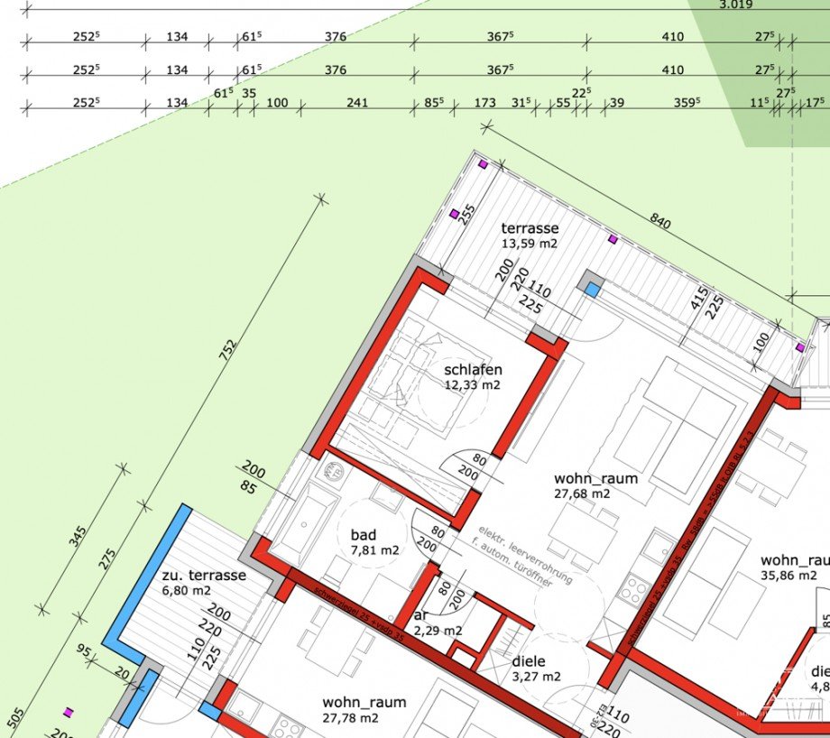 Grundriss Wohnung Etagenwohnung Schardenberg