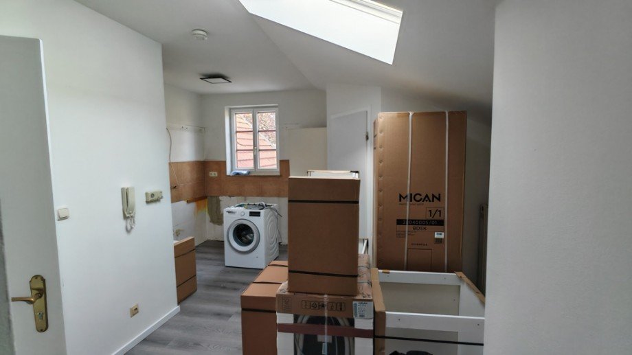 Neue K�che mit Aufenthalt Etagenwohnung Passau