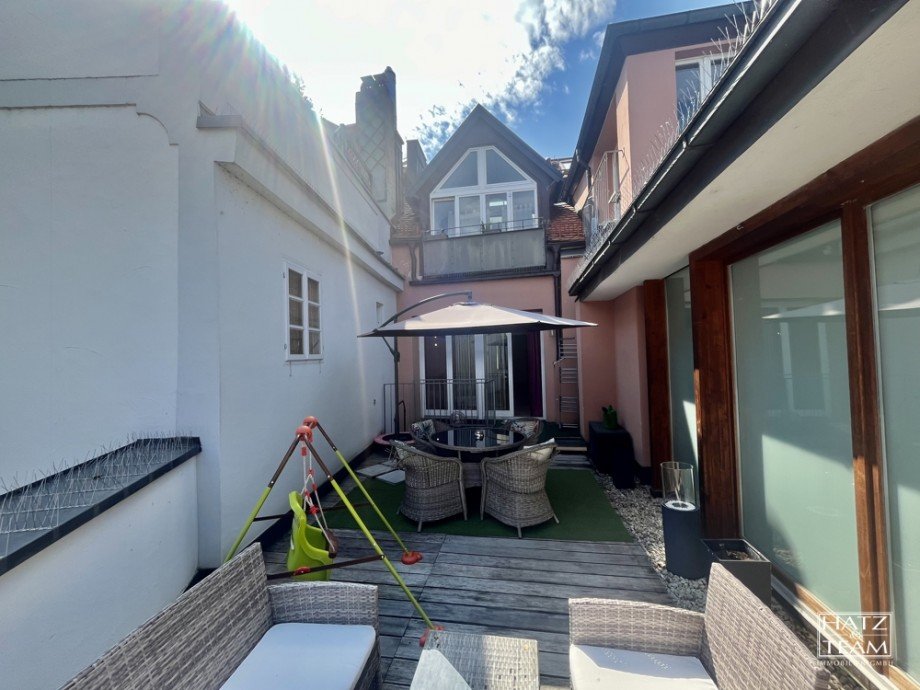Terrasse Etagenwohnung Passau