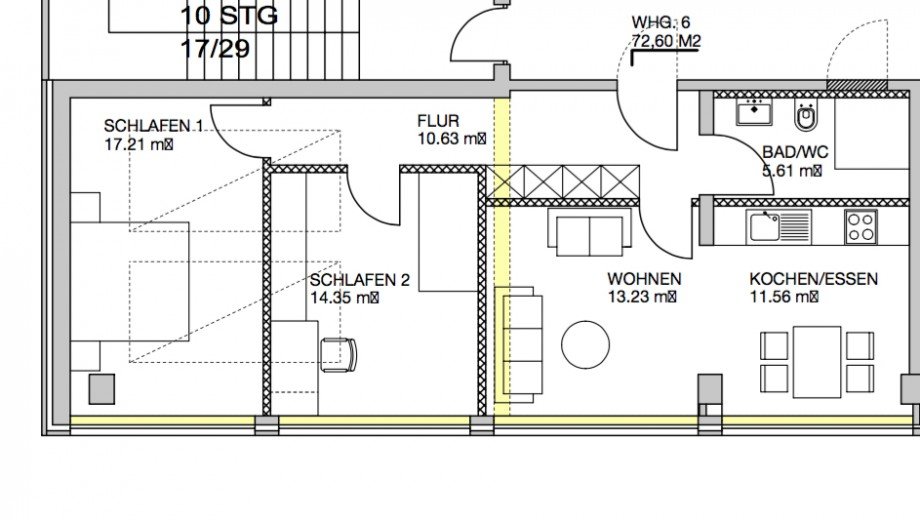 Grundriss Wohnung Etagenwohnung Passau