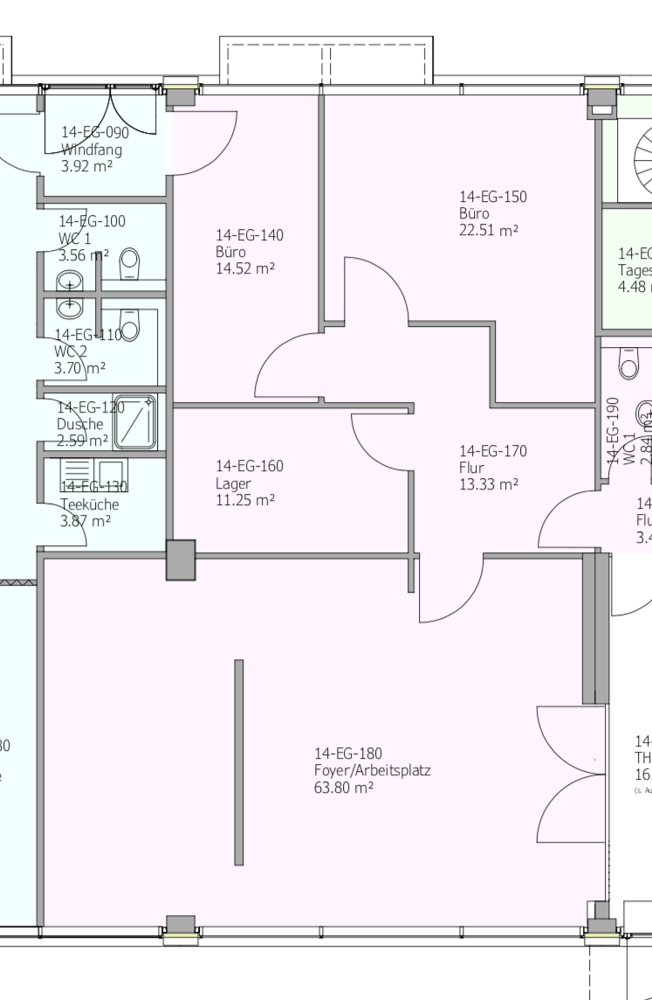 Grundriss B�rofl�che Passau