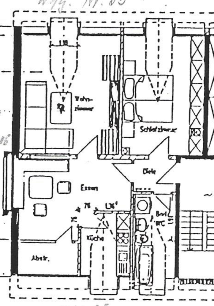 Grundriss DG Etagenwohnung Passau