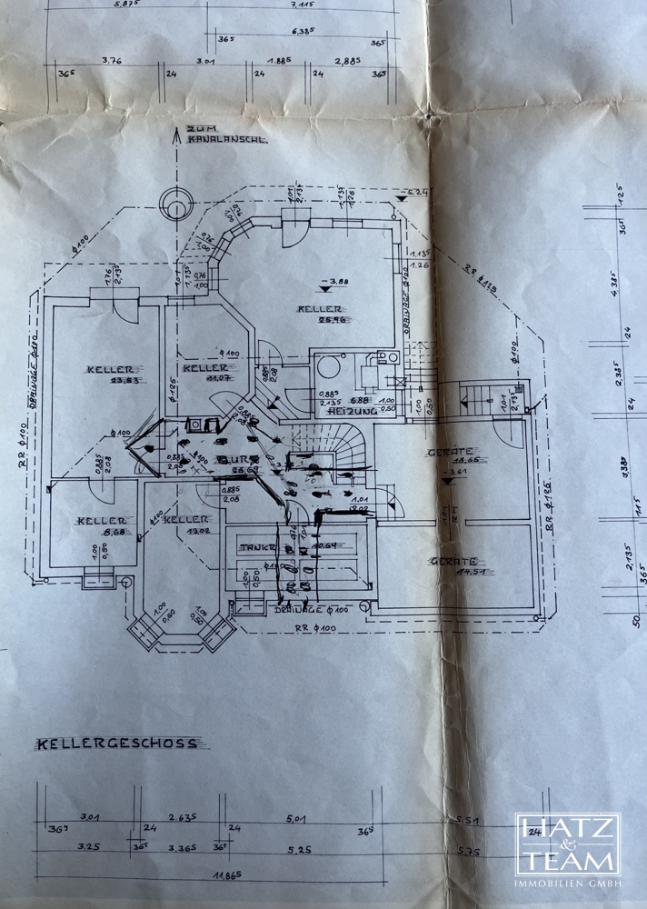 Grundriss UG Einfamilienhaus Thyrnau